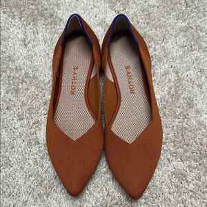 Rothy's The Point Flats in Brandy Brown